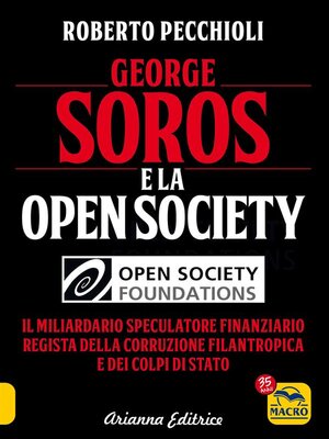 cover image of George Soros e la Open Society